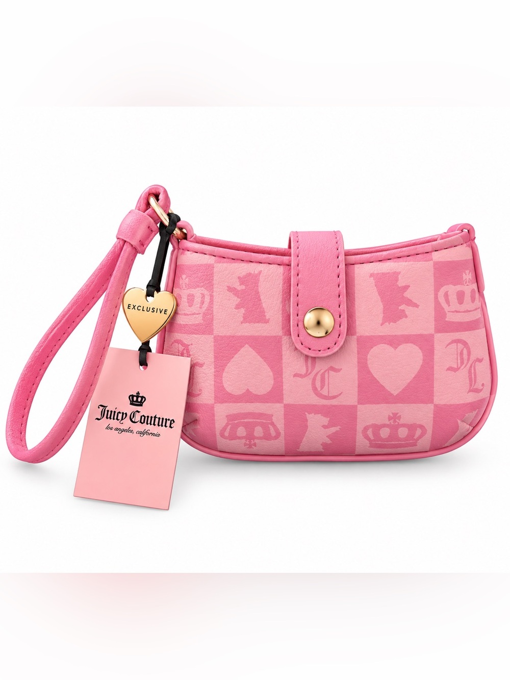 Juicy Couture Cherry Blossom Sweet Break Mini Wristlet NWT